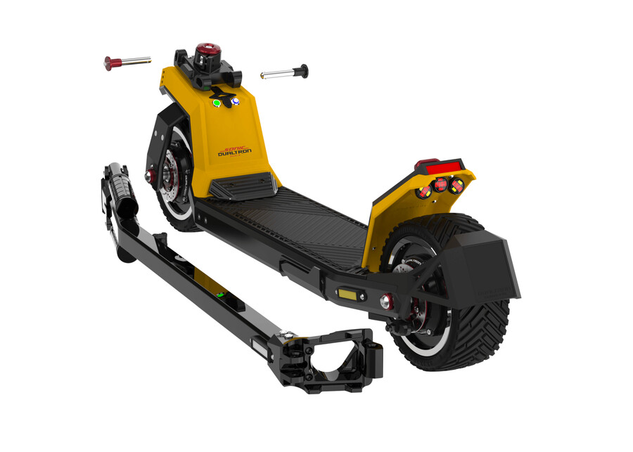 dualtron sonic n ultrakompakt zwei motoren und herausnehmbarer akku
