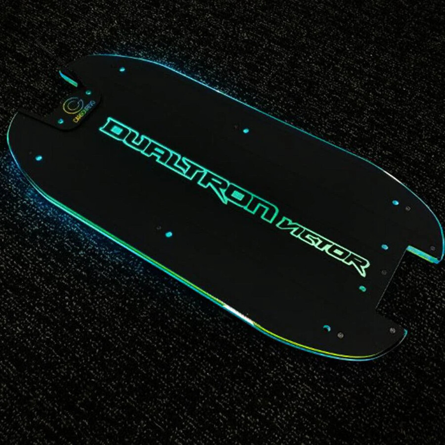 carbonrevo dualtron thunder led 3d blue deck cover