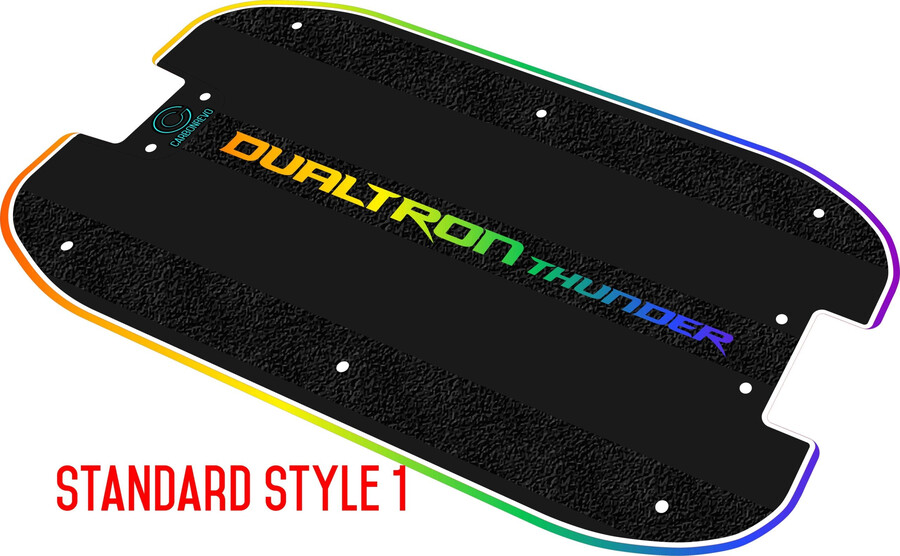 carbonrevo dualtron thunder led 3d blue deck cover